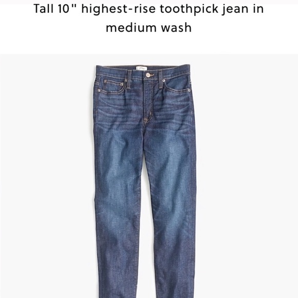 10inch High Rise Jeans - Picture 3 of 3